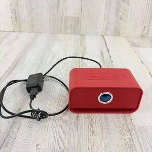 Brookstone Big Blue Live 2.0 Red Wireless Bluetooth Speaker Working